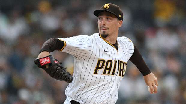 Former San Diego Padres pitcher Blake Snell